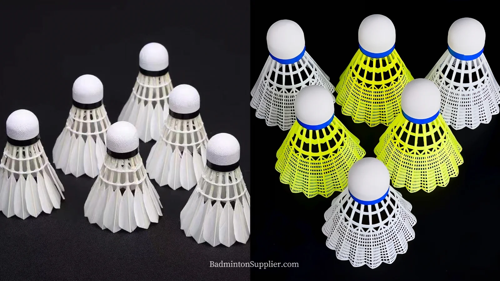 High-quality nylon badminton shuttlecocks wholesale price from badmintonsupplier.com in China