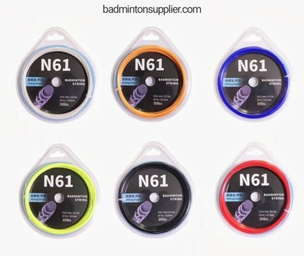 Wholesale high-quality custom badminton racket strings at badmintonsupplier.com in China