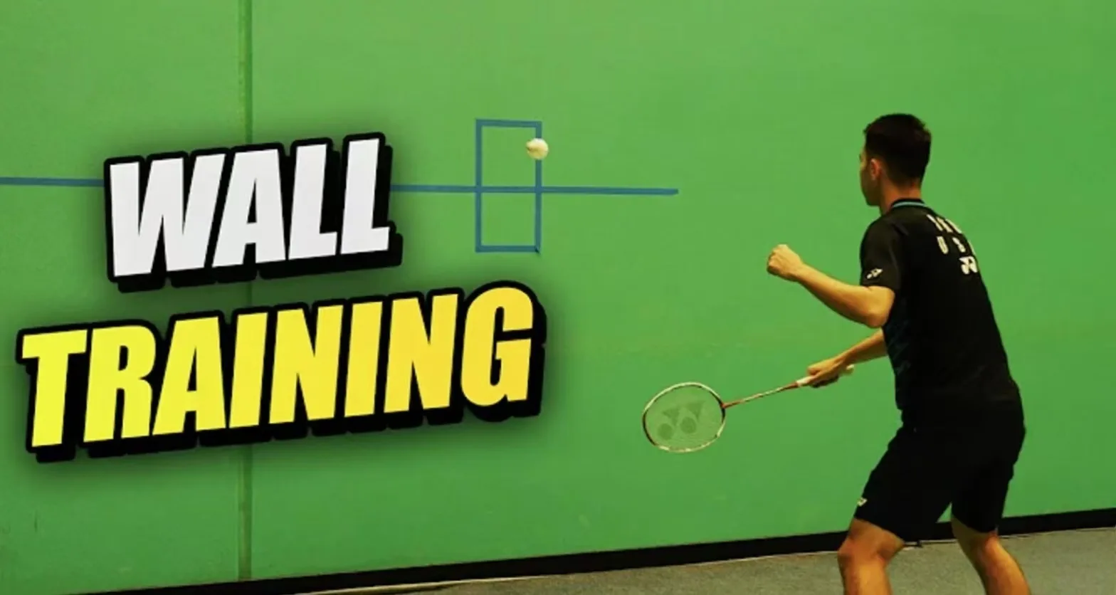 Badminton Training - Wall Defensive Drill