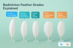 Badminton Feather Grades Summary