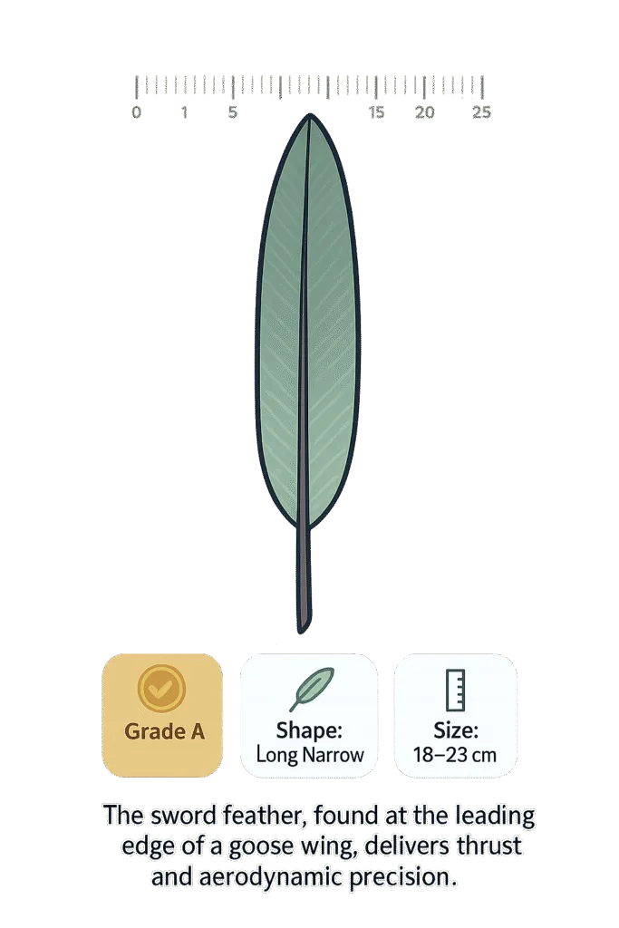 Goose Sword Feather Infographic