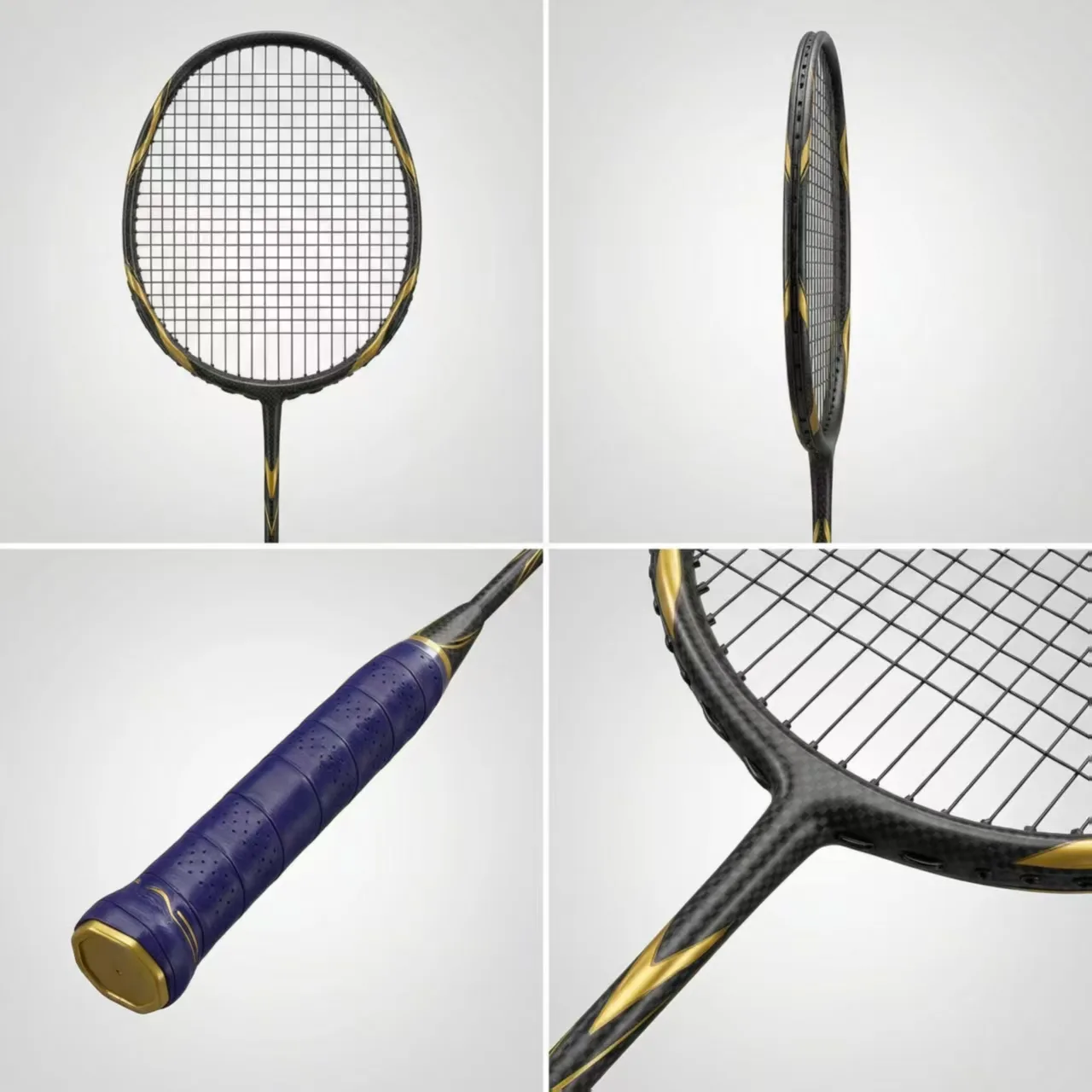 TOP Yesporting high quality custom carbon fiber Badminton Racket at factory wholesale price badmintonsupplier.com in China