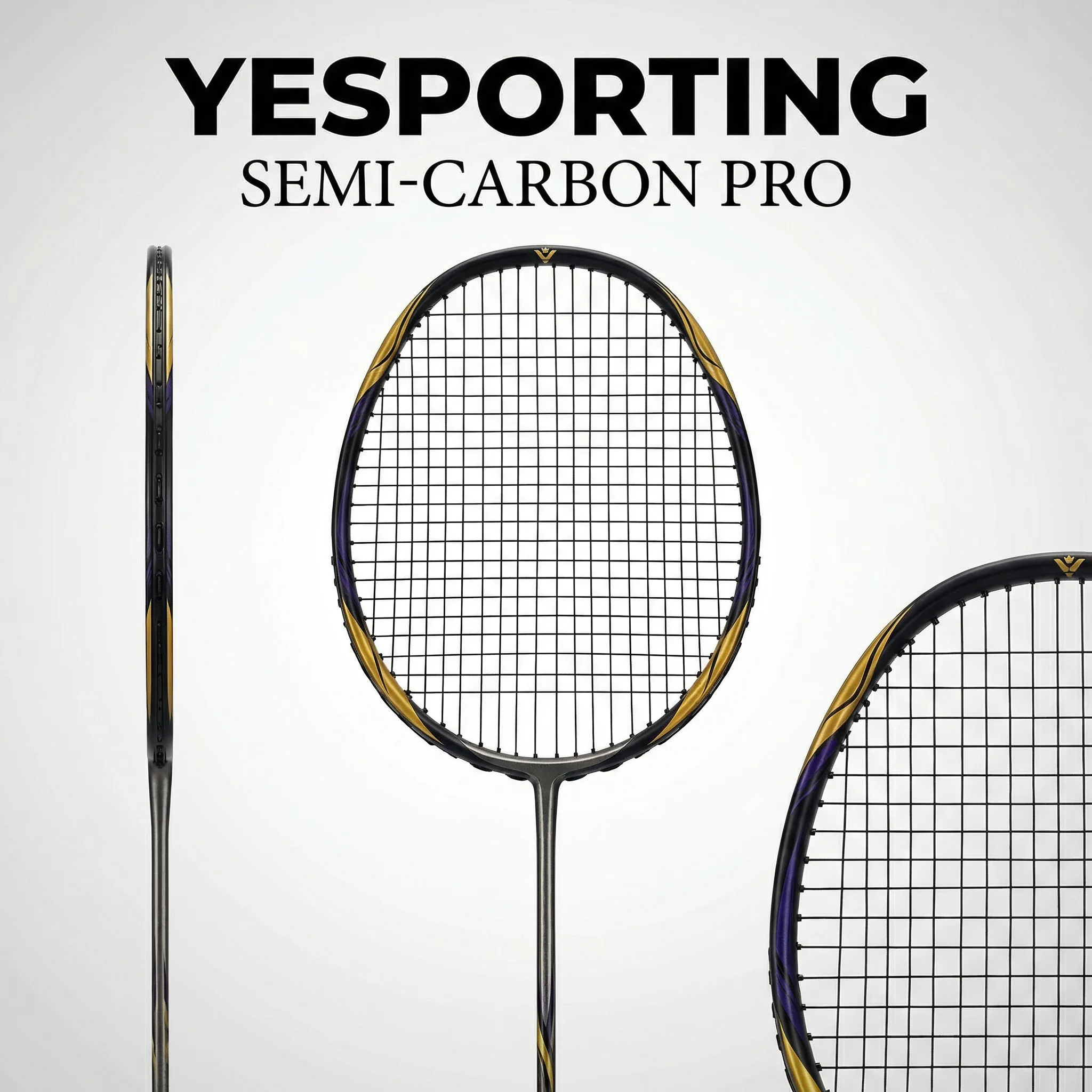 TOP Yesporting high quality custom carbon fiber Badminton Racket at factory wholesale price badmintonsupplier.com in China